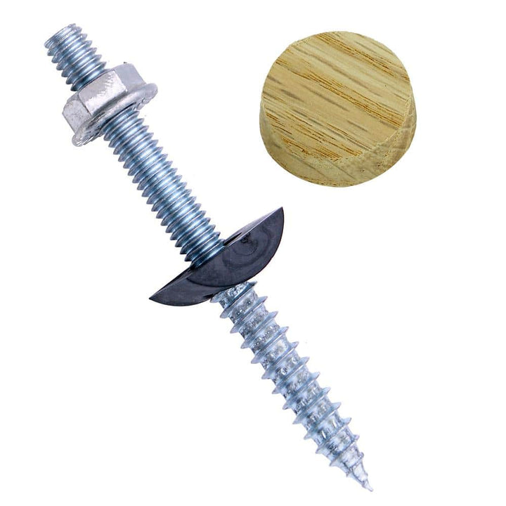 EVERMARK Stair Parts 3-1/2 in. Steel Rail Bolt