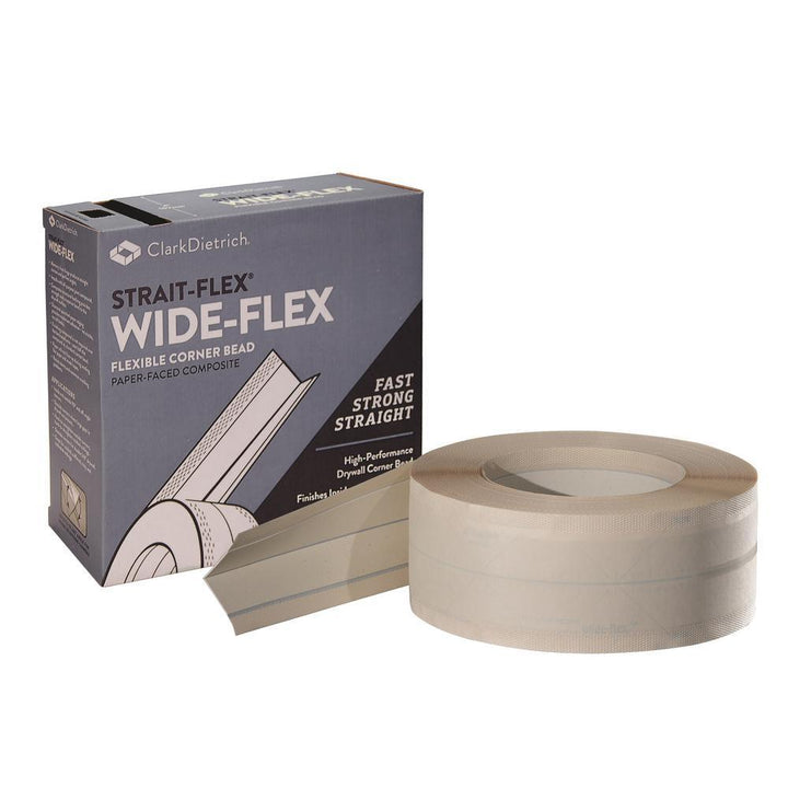 4 in. x 100 ft. Wide-Flex Flexible Paper Corner Bead - Super Arbor