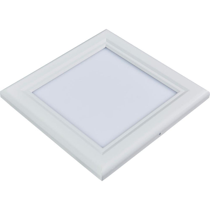 1 ft. x 1 ft. 15-Watt White Dimmable Edge-Lit 4000K Flat Panel Integrated LED Flushmount Wraparound