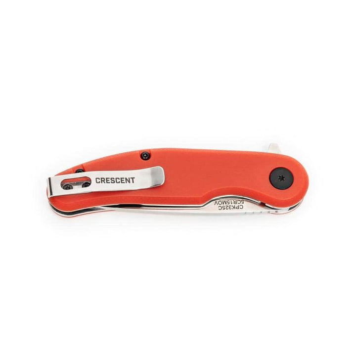 Crescent 3.25 in. Drop Point Blade Everyday CarryKnife with Rawhide Composite Handle