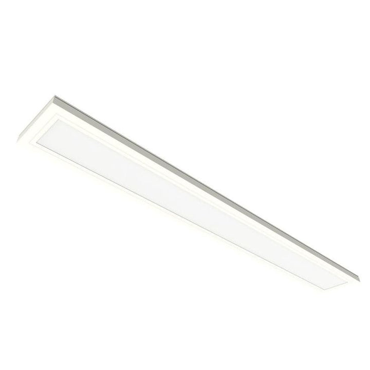 Commercial Electric 6 in. x 4 ft. 1750 Lumens Dimmable White Integrated LED Edge-Lit Flat Panel Flush Mount Light Fixture w/ Selectable CCT