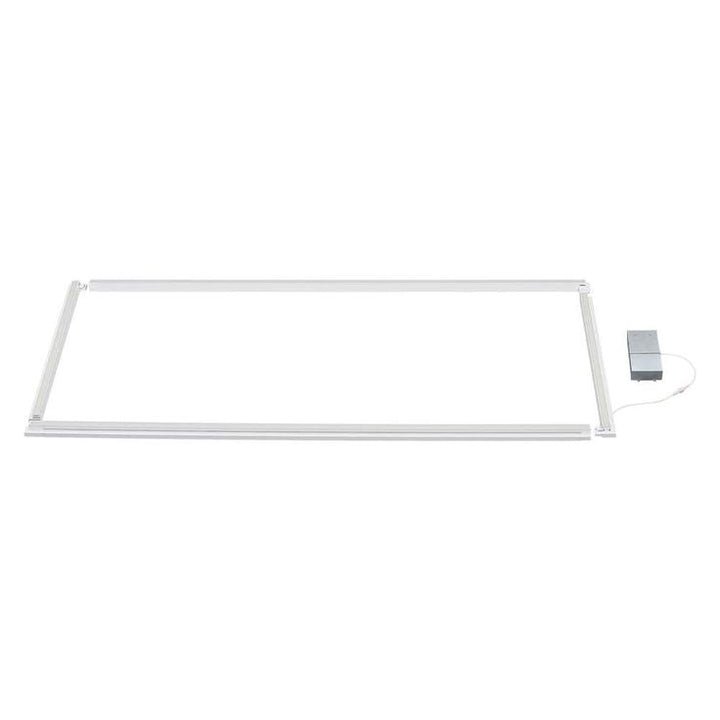 Commercial Electric CE 2 ft. x 4 ft. White Panel Bar CCT and Lumen Selectable Integrated LED & Troffer Light 30-Watt equivalent