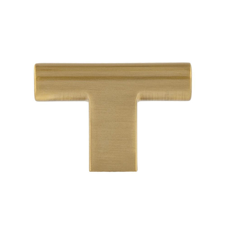 Vail 2 in. Satin Brass Bar Cabinet Knob (10-Pack) - Super Arbor