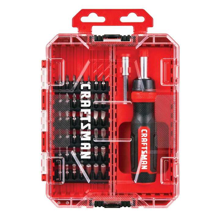 Craftsman Multi-Bit Screwdriver Set 44 pc with Ratcheting Handle