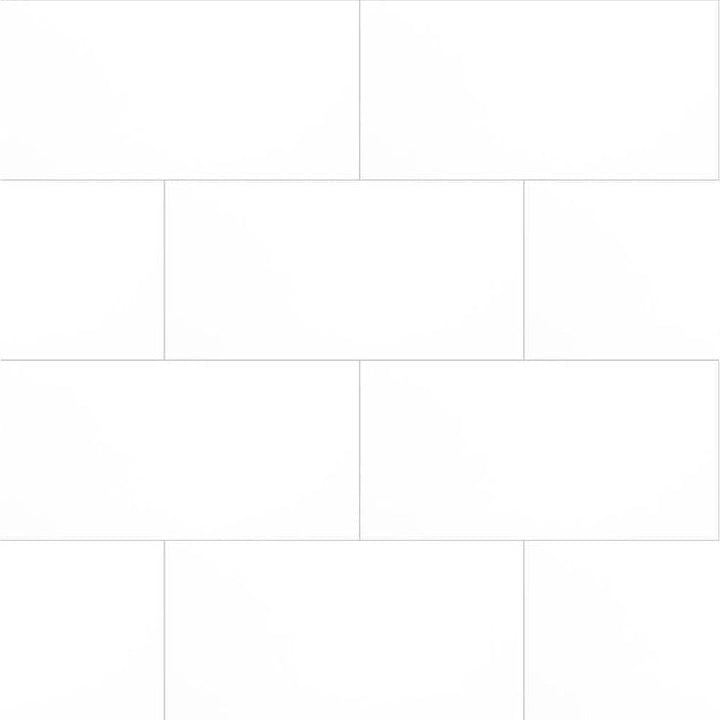White 12 in. x 24 in. Matte Porcelain Floor and Wall Tile (11.64 sq. ft./Case)
