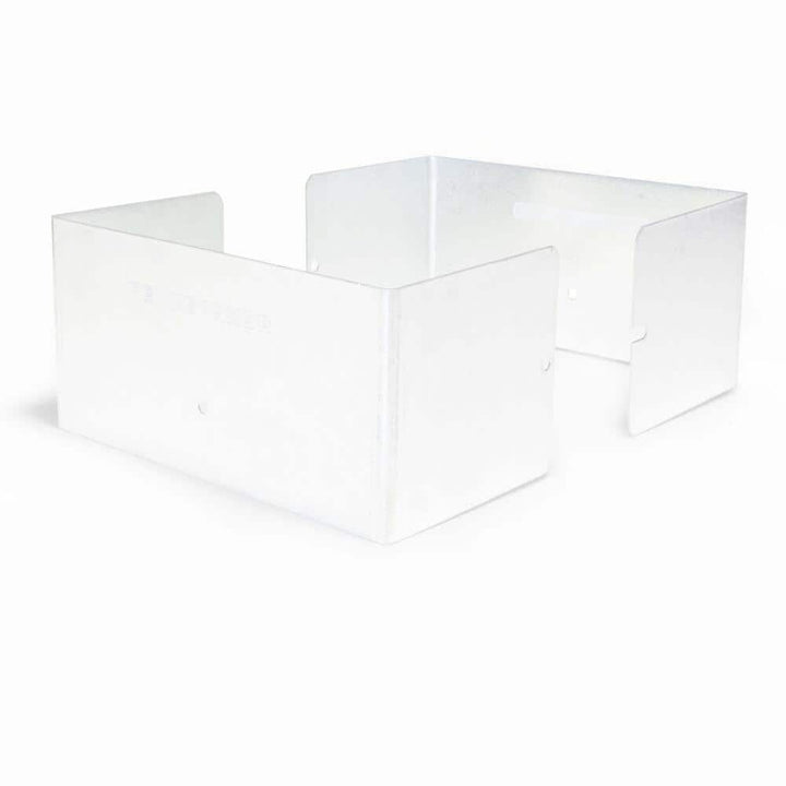 Fence Armor 6 in. L x 6 in. W x 1/4 ft. H White Fence Post Guard for Wood or Vinyl