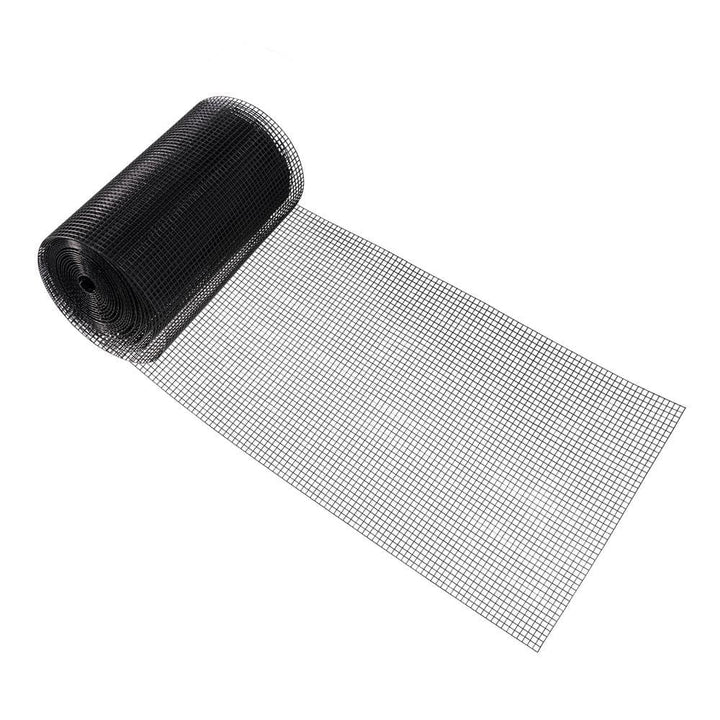 Fencer Wire 2 ft. x 50 ft. 16-Gauge Black PVC Coated Welded Wire Fence with 1/2 in. x 1/2 in. Mesh