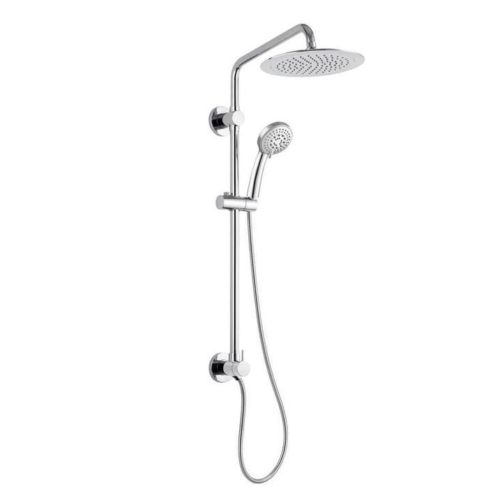 SeaBreeze 2-Spray 8 in. Dual Shower Head and Handheld Shower Head with Pressure Balance Valve in Chrome
