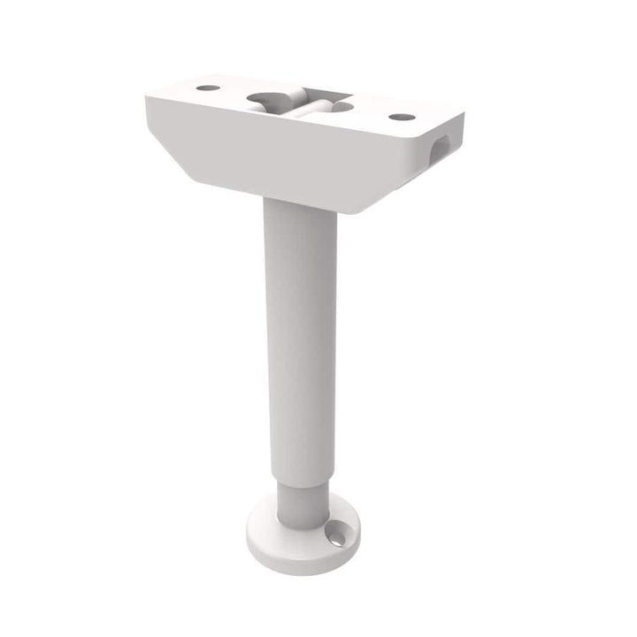 FORTRESS Al13 Home Rail 3 in. H x 0.5 in. W Pure View Matte White Adjustable Aluminum Stair Railing I-Support Stair Railing Kit