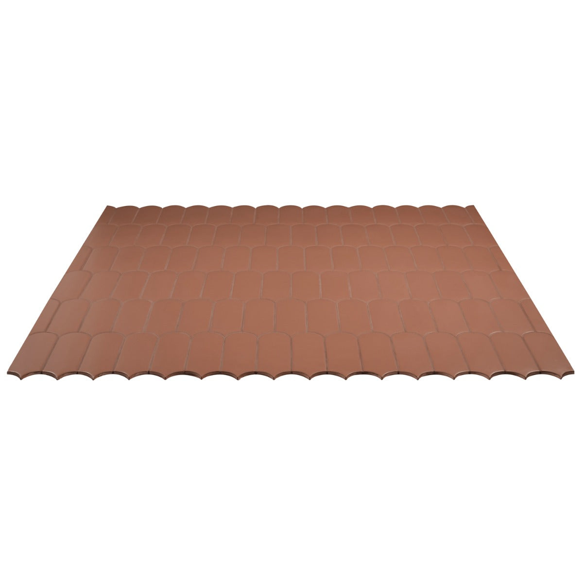 Parry Clay Terracotta Fishscale Matte Ceramic Wall Tile - 3x8