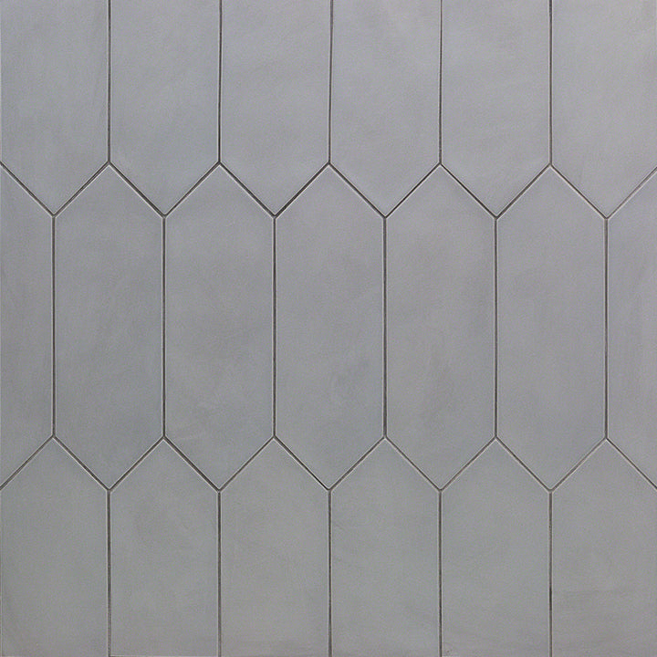 Aliante Dark Gray 4x12 Picket Matte Porcelain Tile - Lux Tile