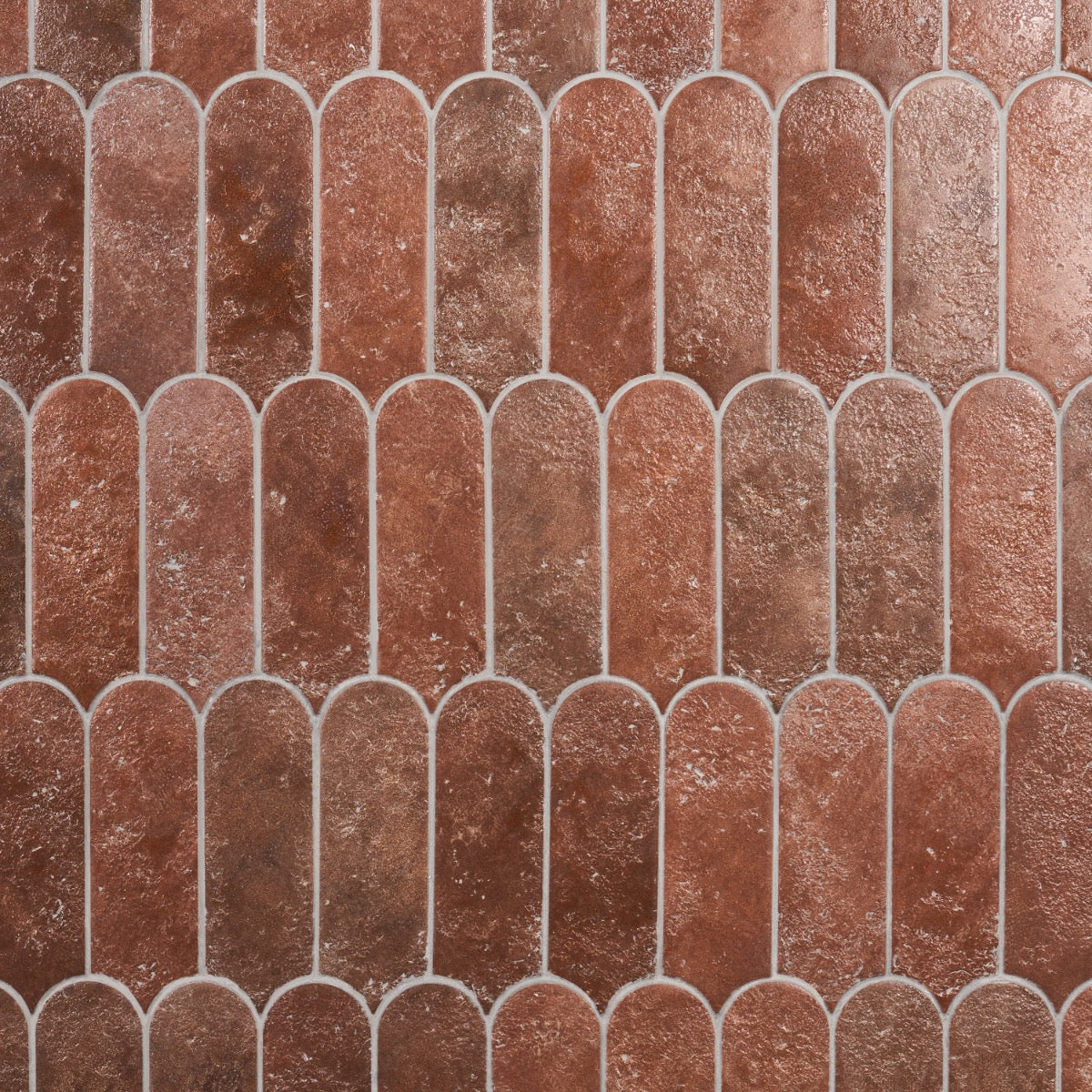 Corali Canyon Terracotta 3x9 Textured Matte Ceramic Tile by Lux Tile