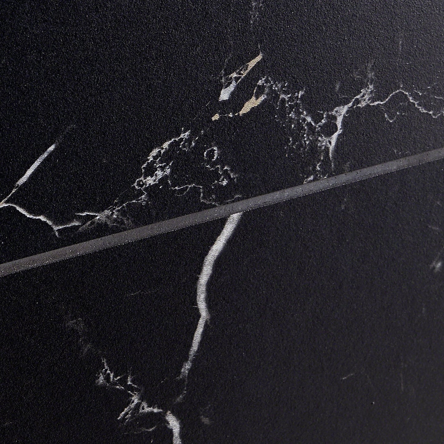 Marble Tech Port Laurent Black Matte Porcelain Tile 6x6 - Lux Tile