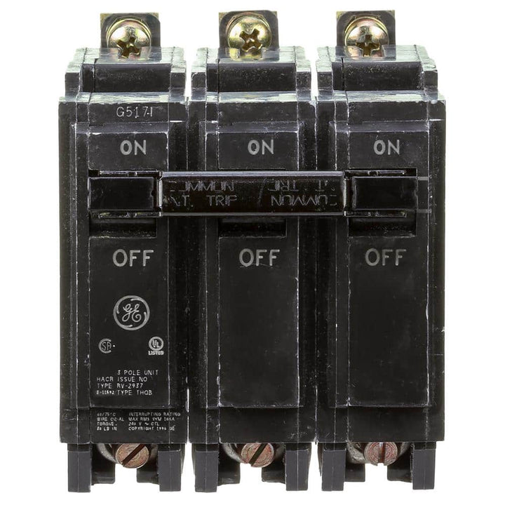 GE 90 Amp Three Pole Bolt-On Breaker