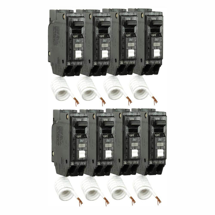 GE Q Line 15 Amp Single-Pole Arc Fault Combination Circuit Breaker (8-Pack)