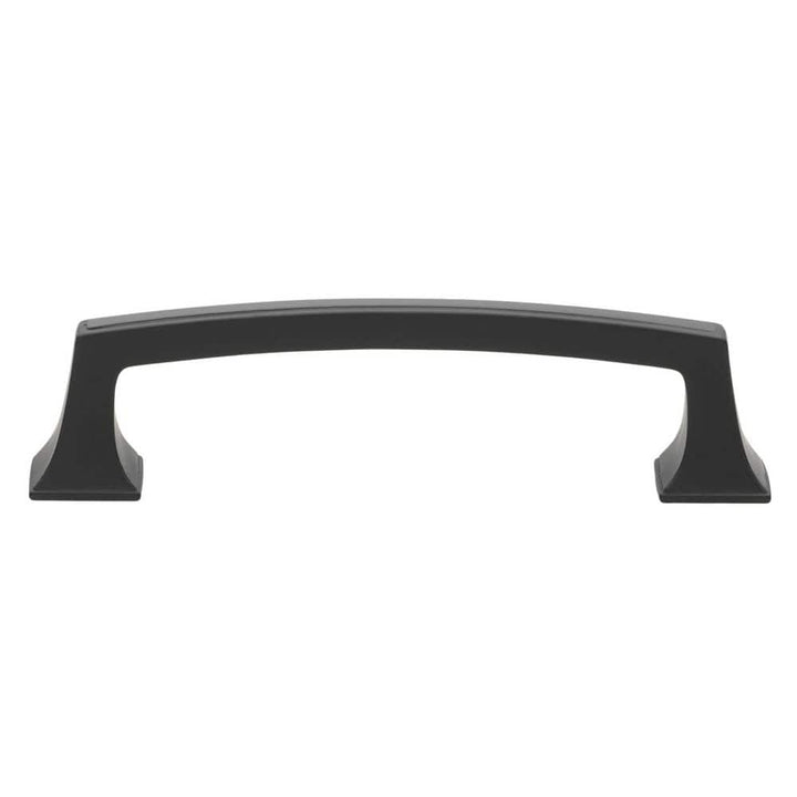 GlideRite 3-3/4 in. Matte Black Deco Base Cabinet Drawer Pulls (10-Pack)