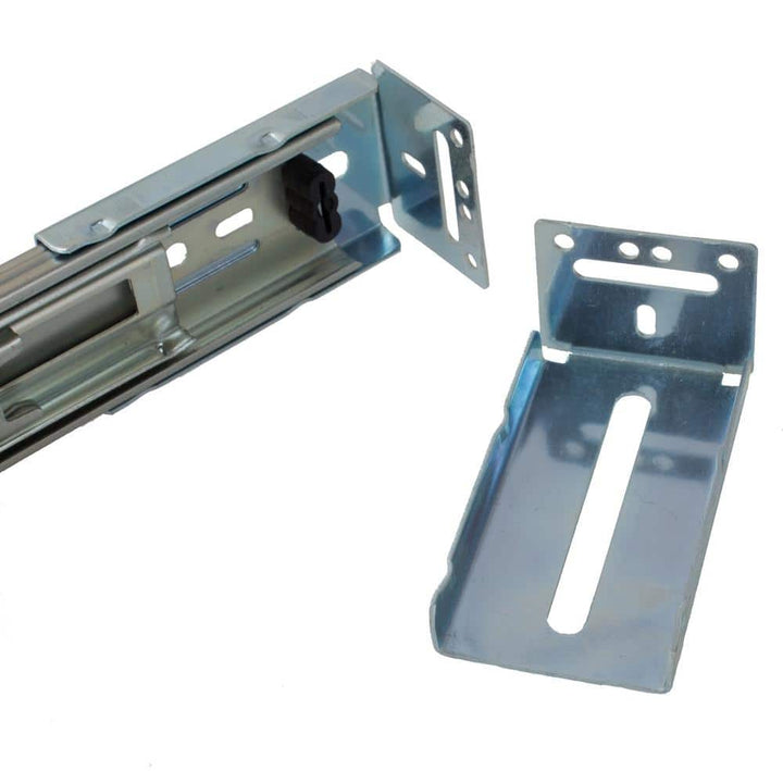 GlideRite 70 Series Face Frame Rear-Mounting Socket Brackets (1-Pair)