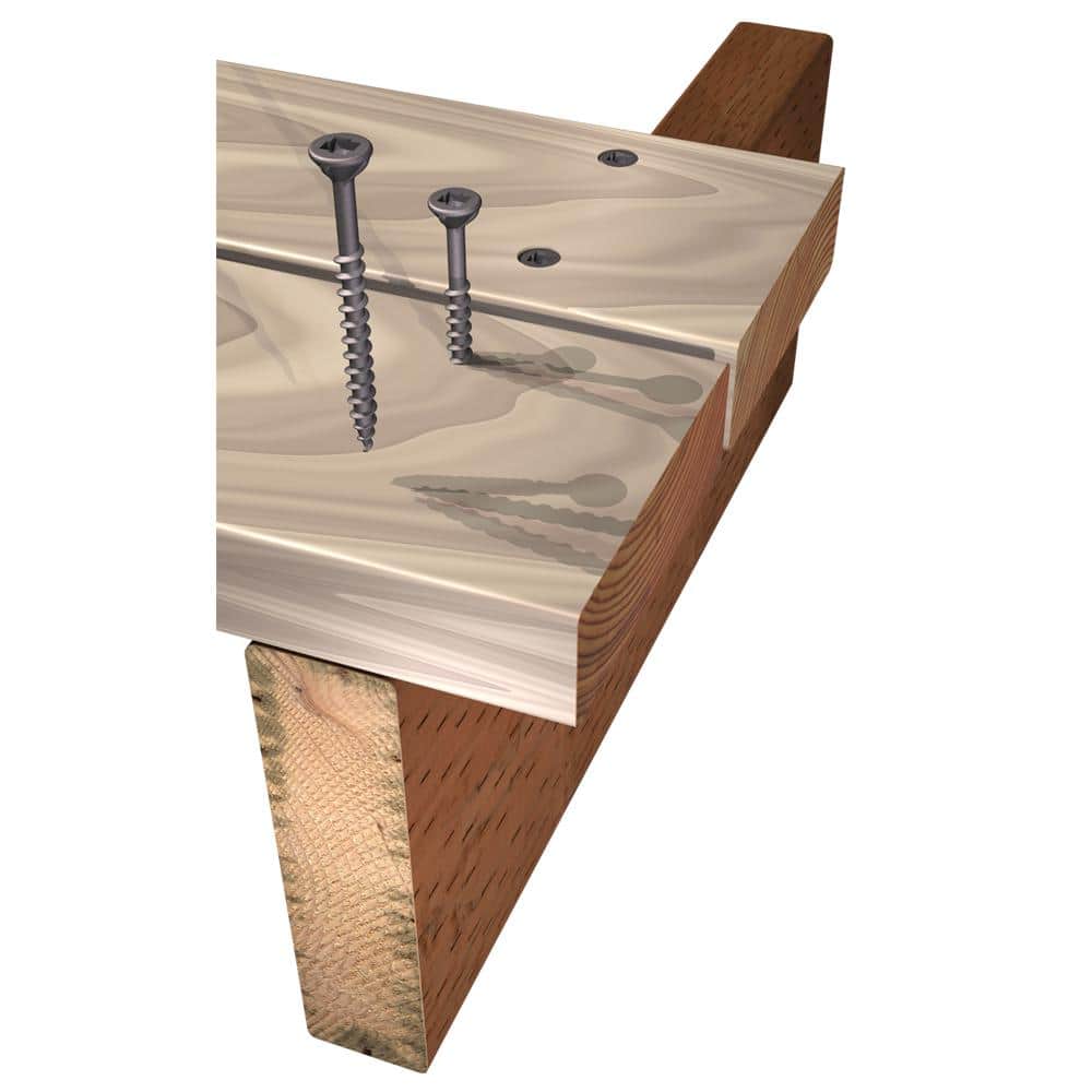 Grabber #8 x 2 in. Lox Flat-Head Wood Deck Screws (25-Pack)