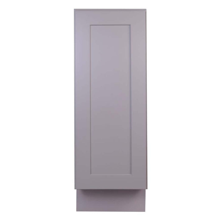 Bremen Cabinetry Bremen 9 in. W x 24 in. D x 34.5 in. H Gray Plywood Assembled Base Full-Height Kitchen Cabinet with Soft Close