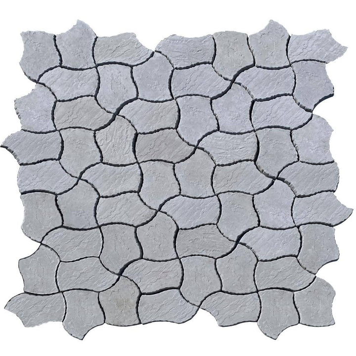 Nantucket Pavers Berkshire 13 in. x 19 in. Concrete Concrete Gray Irregular Paver Kit (60-Pieces per Pallet)