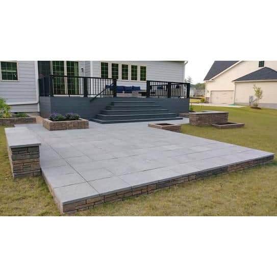 Nantucket Pavers Patio-on-a-Pallet 12 in. x 12 in. Concrete Gray Traditional Yorkstone Paver (100 Pieces/100 Sq Ft)