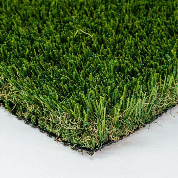 GREENLINE ARTIFICIAL GRASS Santa Monica Fescue Pro 15 ft. W x Cut to Length Green Artificial Grass Turf