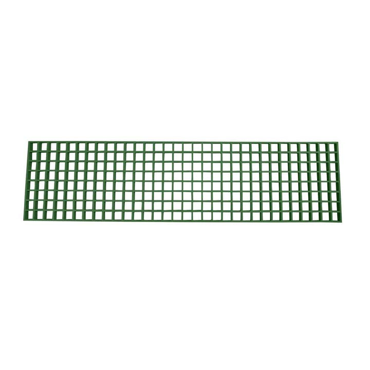 Wellco 1.5 in. x 1.5 in. x 1 in., 1 ft. x 4 ft., Fiberglass Molded Grating Composite for Outdoor Drain Cover Deck Tile in Green