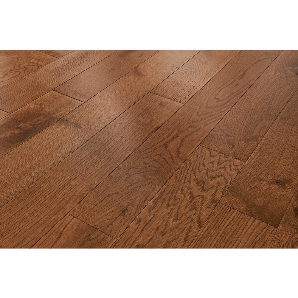 Bruce Hydropel Gunstock Oak 7/16 in. T x 5 in. W Waterproof Click Lock Engineered Hardwood Flooring (22.6 sq.ft./ctn)