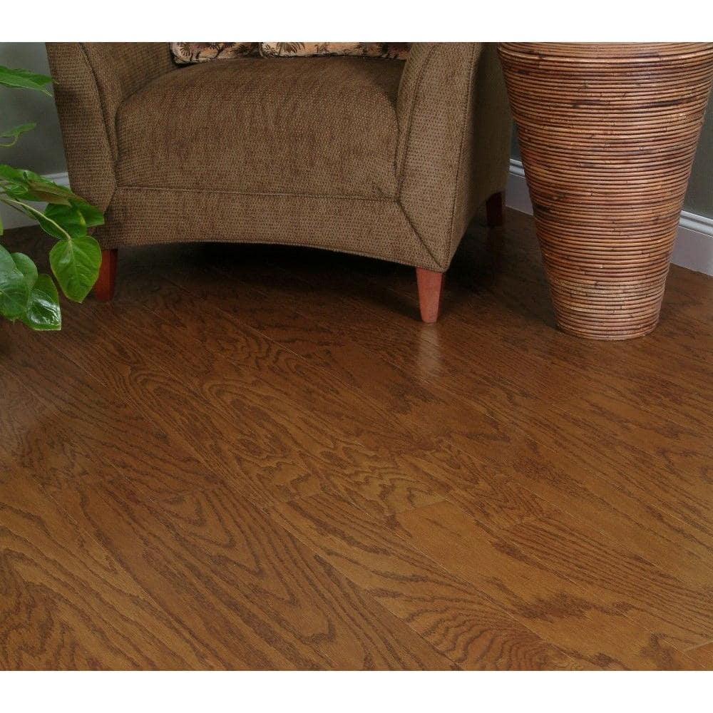 Millstead Oak Gunstock 1/2 in. Thick x 3 in. Wide x Random Length Engineered Hardwood Flooring (24 sq. ft. / case)