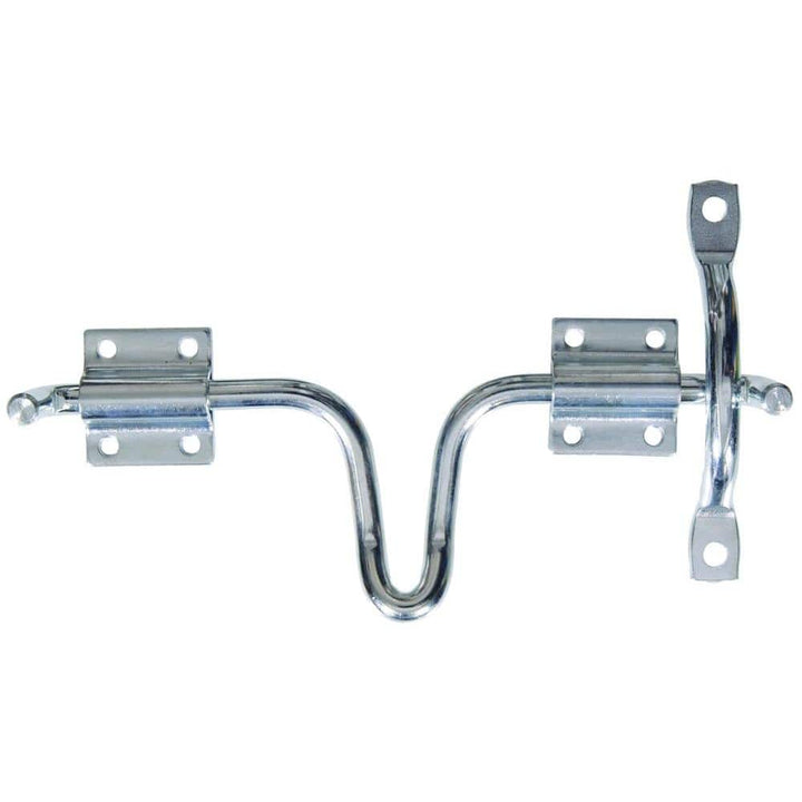 Hardware Essentials Door and Gate Latch with Sliding Bolt in Zinc-Plated (1-Pack)