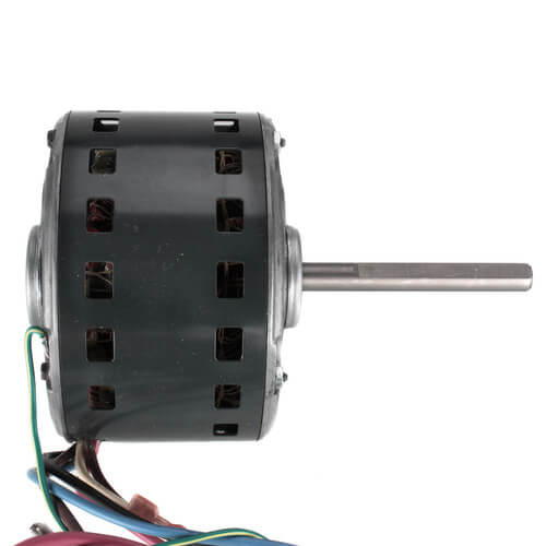 Carrier HC41AE117 blower motor - side view (Voltage: 115V; Horse Power: 1/3)