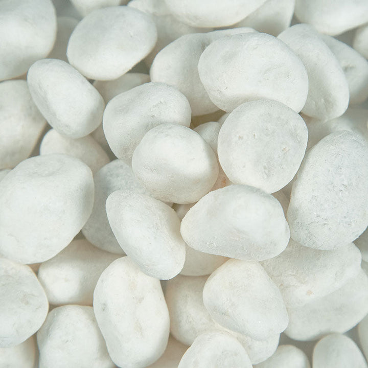 MSI Himalaya White 0.5 cu. ft. 1–2 in. Marble Pebbles, 40-lb Bag (55 Bags/Pallet)