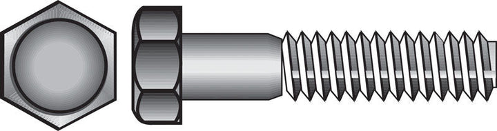 Hillman 1/2 in. Diameter x 4 in. Length Zinc-Plated Steel Hex Bolt, 25-Pack