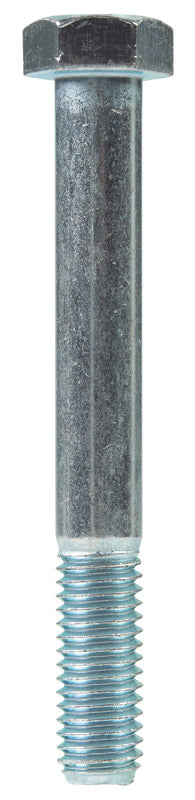 Hillman 1/2 in. Diameter x 4 in. Length Zinc-Plated Steel Hex Bolt, 25-Pack