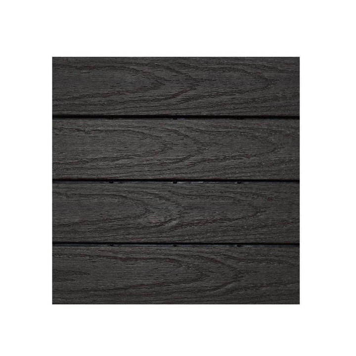 NewTechWood UltraShield Naturale 1 ft. x 1 ft. Quick Deck Outdoor Composite Deck Tile in Indonesian Merbau (10 sq. ft. Per Box)