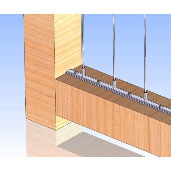 Insta-Rail Vertical Stainless Steel Cable Railing Kit for 42 in. High Railings