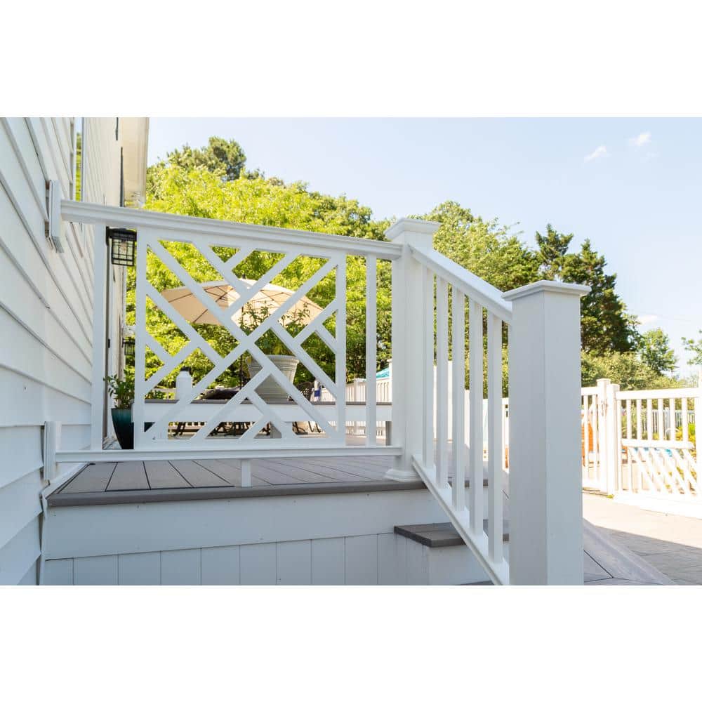 INTEX MILLWORK SOLUTIONS 1-1/4 in. x 30 in. x 30 in. Providence Decorative Insert Chippendale Pattern 1 for 36 in. Overall Rail Height