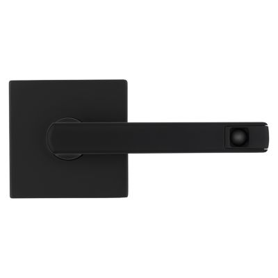 Kwikset Halifax Matte Black Passage Lever, Right or Left Handed