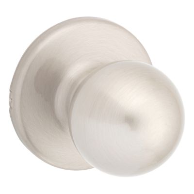 Kwikset Polo Hall/Closet Door Knob with Microban Antimicrobial Technology, Polished Brass