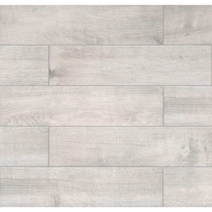 MSI Westwood Liath Gray 8 in. x 24 in. Matte Porcelain Wood Look Floor and Wall Tile (11.97 sq. ft./Case)