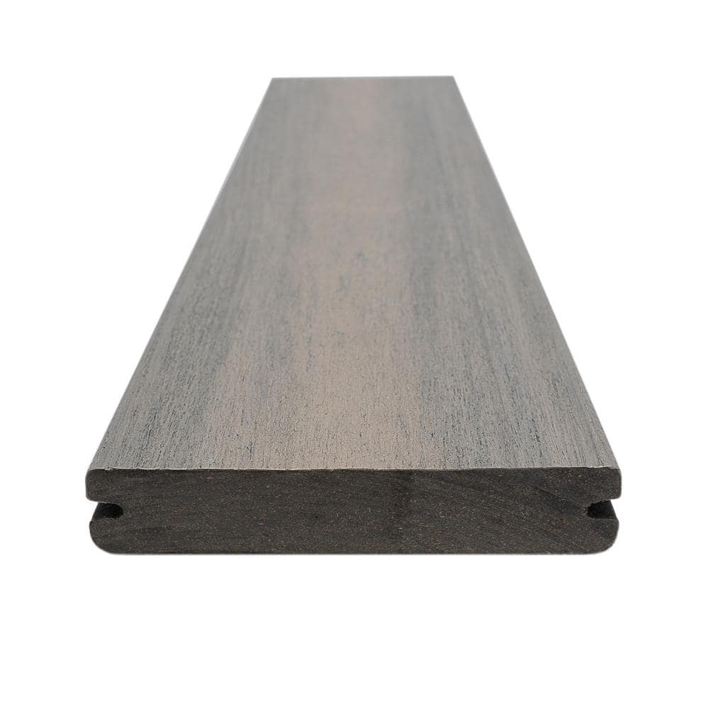 MoistureShield Meridian CoolDeck Catalina 1 in. x 5.4 in. x 20 ft. Groove Capped Composite Decking 10-Piece H-Pack