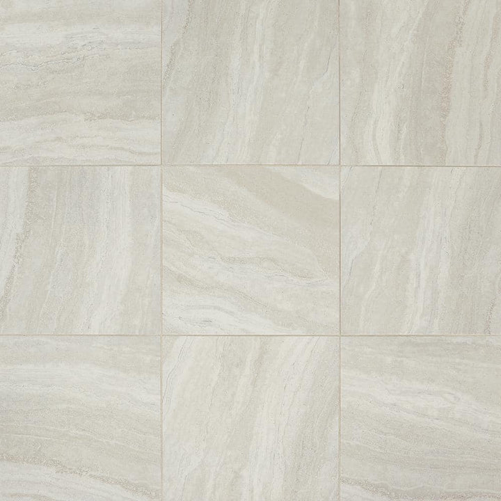 Daltile Hamilton Linear Gray 18 in. x 18 in. Ceramic Floor and Wall Tile (17.76 sq. ft. / case)