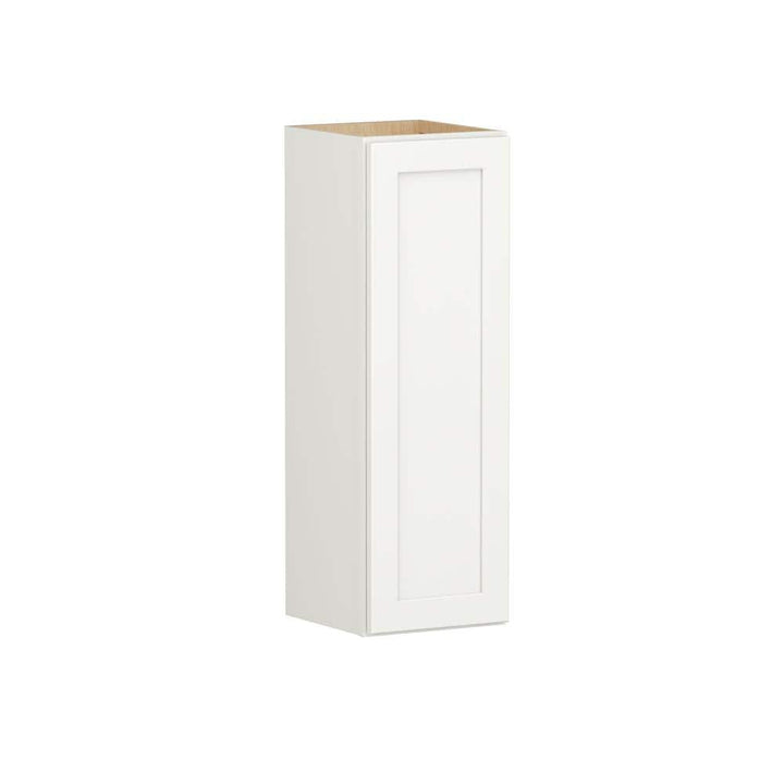 SIMPLY WOODMARK PRO Shaker Full Overlay 12 in. W x 12 in. D x 36 in. H Plywood Assembled Wall Kitchen Cabinet in Linen White