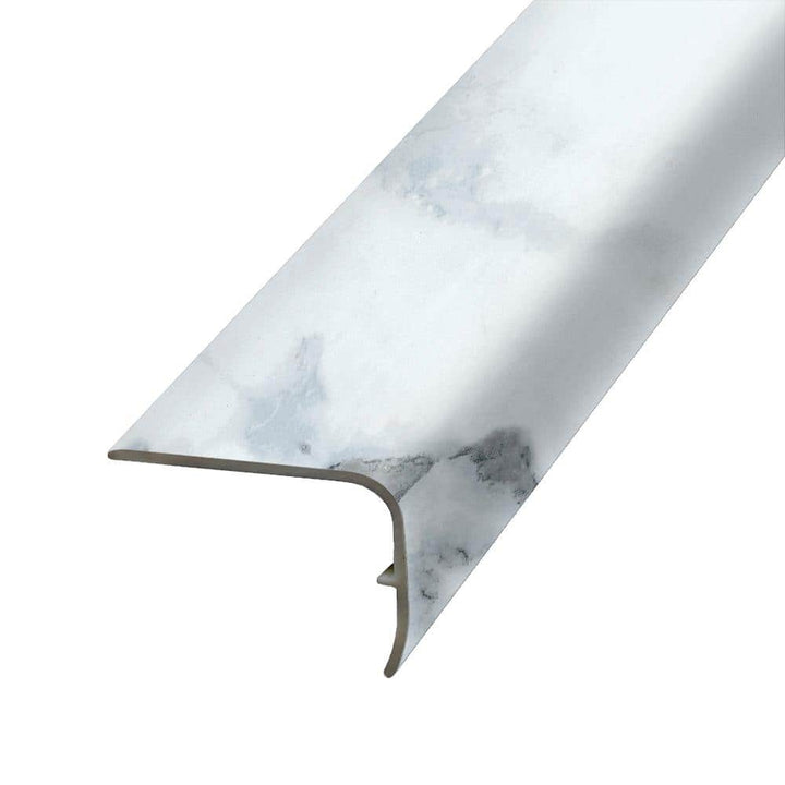 Marble 1.32 in. Thick x 1.88 in. Wide x 78.7 in. Length Vinyl Stair Nose Molding