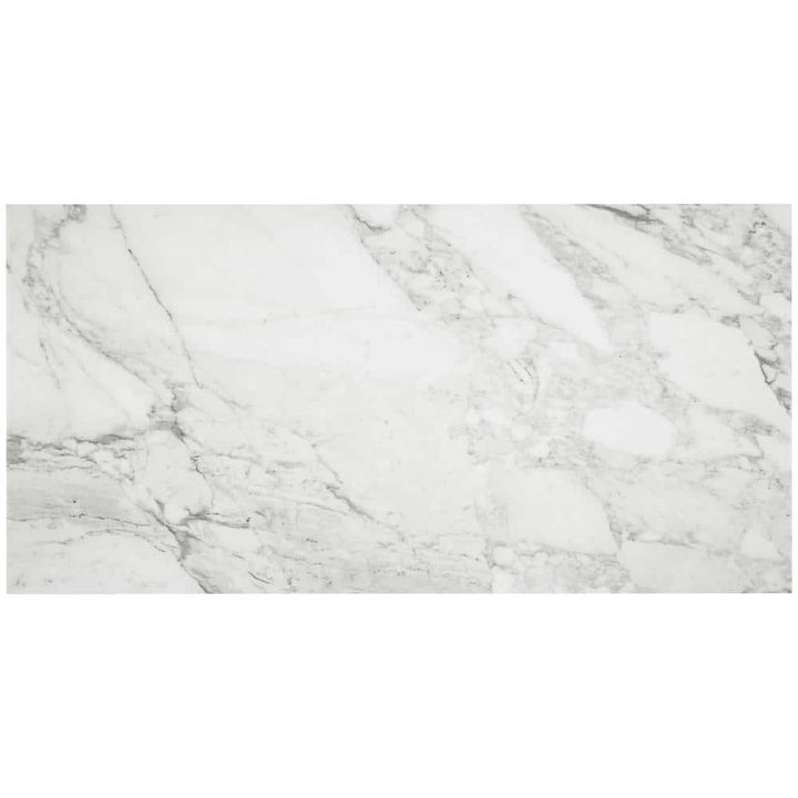 EpicClean Milton Arabescato Marble 12 in. x 24 in. Glazed Porcelain Floor and Wall Tile (15.6 sq. ft./Case)