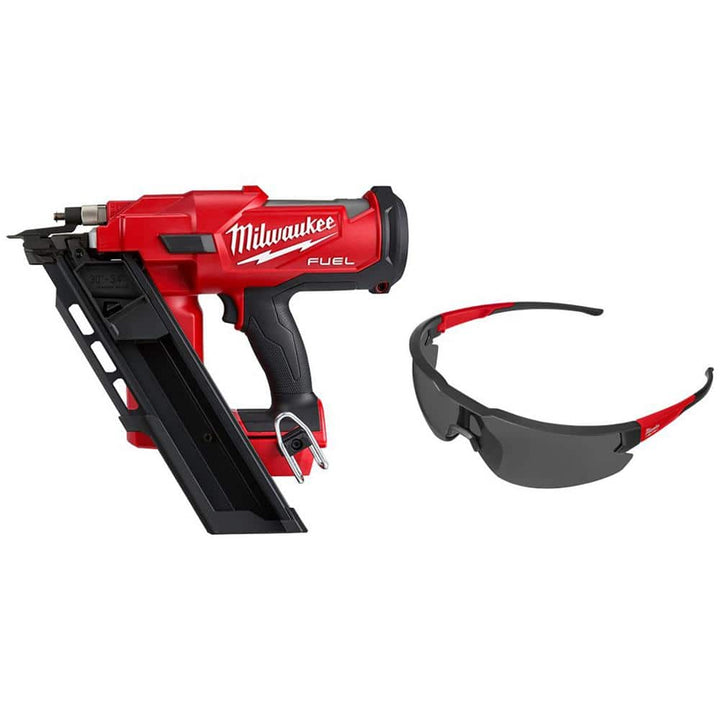 Milwaukee M18 FUEL Cordless 18‑Gauge Brad Nailer + 30° 3-1/2 in. Framing Nailer Kit with M18 2.0Ah & 5.0Ah XC Batteries