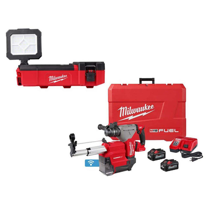 Milwaukee M12 12V Cordless PACKOUT Flood Light w/ USB Charging, 1,400 Lumens (Tool-Only)