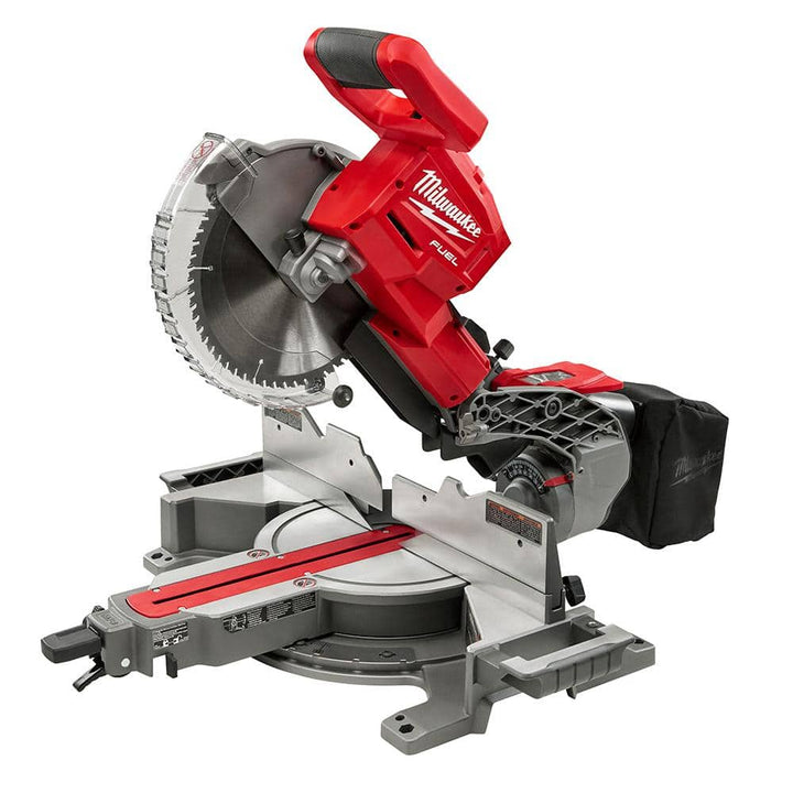 Milwaukee M18 FUEL 18-Volt Brushless Cordless 10 in. Dual-Bevel Sliding Compound Miter Saw with Stand (Tool-Only)