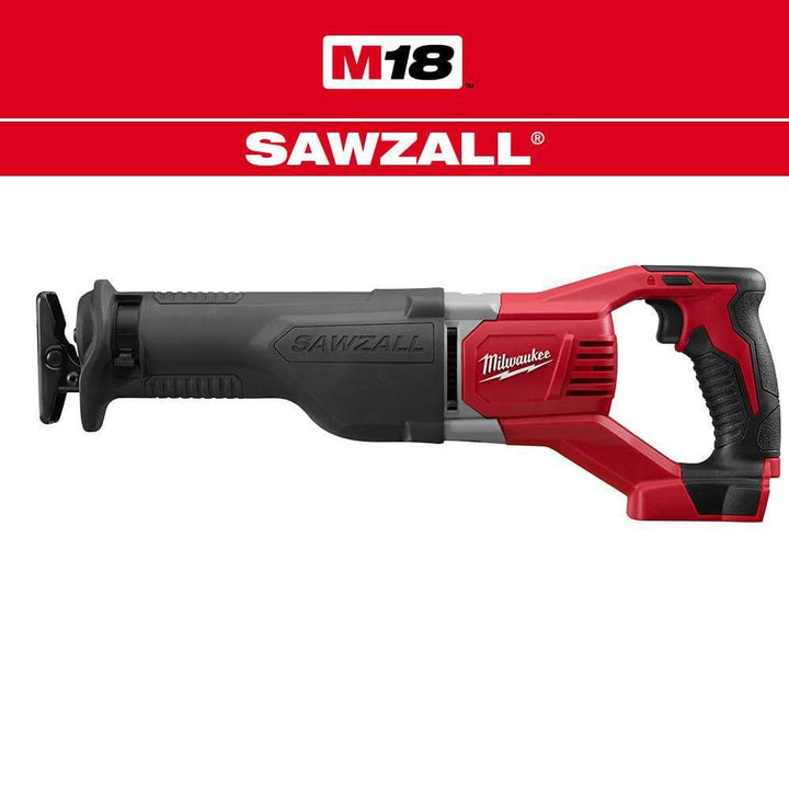 Milwaukee M18 18-Volt Lithium-Ion Cordless SAWZALL Reciprocating Saw (Tool-Only), 1-1/8 in. Stroke