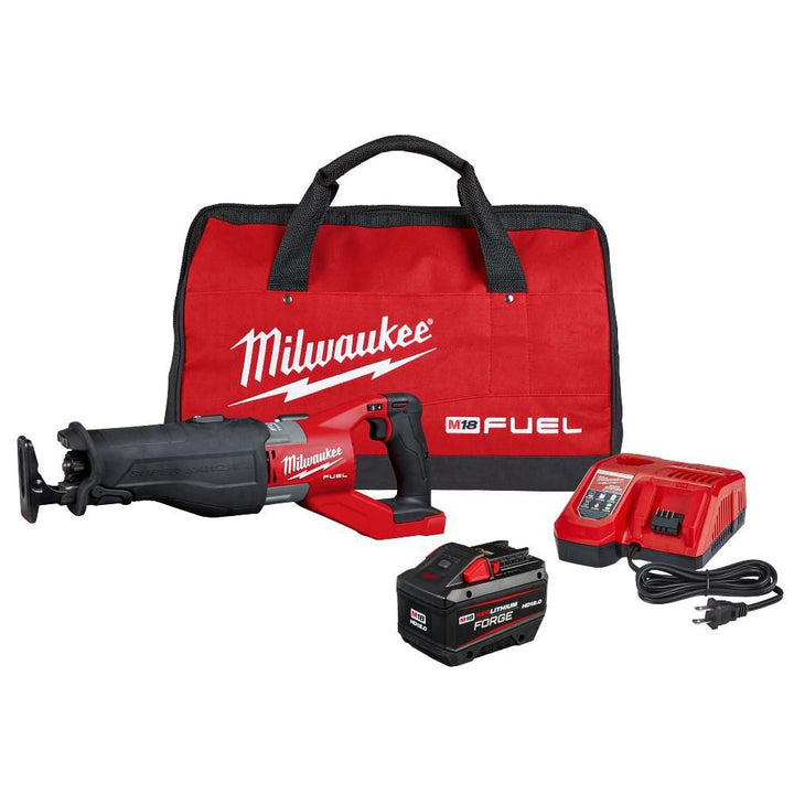 Milwaukee M18 FUEL 18‑Volt Brushless Cordless SUPER SAWZALL Orbital Reciprocating Saw Kit with (1) 12.0Ah Battery
